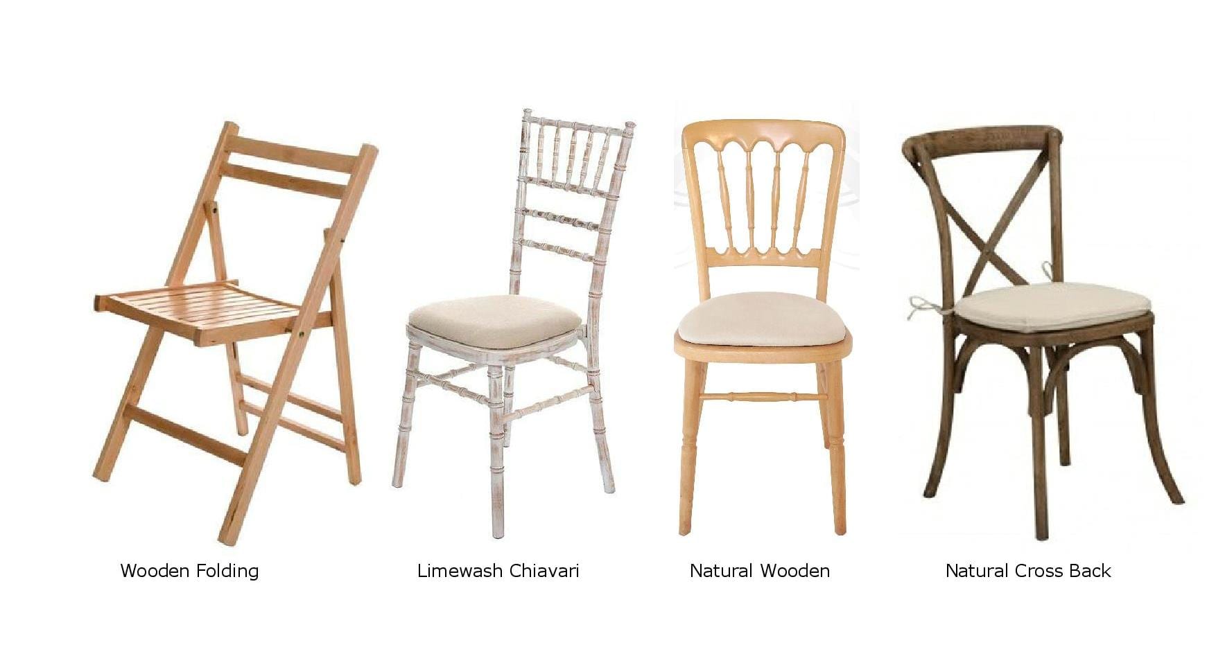 Marquee Wedding Furniture - Which Chair Do You Choose?