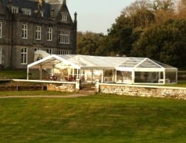 Clear Roof Wedding Marquee Hire