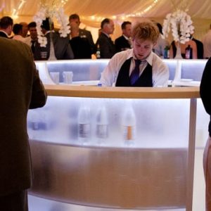 Round Bars for Wedding and Party Marquees