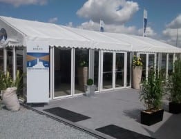 Fully Glazed Corporate Marquee - Rolex Fastnet Race 2015