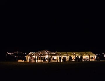 Wedding Marquee at Night