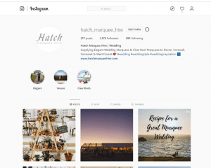 Hatch Marquee Hire Instagram